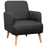 Artikelbild 1 für meet powered by PAPERFLOW Besuchersessel Brooks FTBRO.23.11 anthrazit Stoff, Artikelnummer 547289