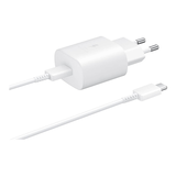 Artikelbild 1 für SAMSUNG Ladekabel mit Adapter weiß, Kabellänge: 1,0 m, 25 Watt, Artikelnummer 250557