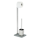 Artikelbild 1 für WENKO WC-Garnitur Granit grau Stein, Artikelnummer 529567