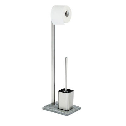 Artikelbild 6 für WENKO WC-Garnitur Granit grau Stein, Artikelnummer 529567