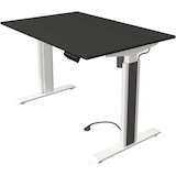 Artikelbild 1 für Kerkmann Move 1 advance elektrisch höhenverstellbarer Schreibtisch anthrazit rechteckig, T-Fuß-Gestell weiß 120,0 x 80,0 cm, Artikelnummer 266019