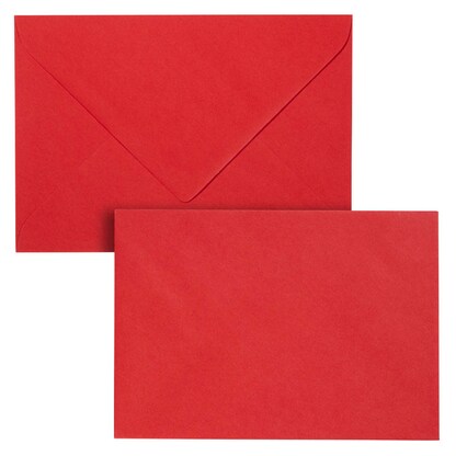 Artikelbild für artoz Briefumschläge Mosaic DIN B6 ohne Fenster feuerrot nassklebend 20 St., Artikelnummer 870044