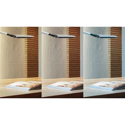 Artikelbild 8 für MAUL MAULoptimus colour vario Schreibtischlampe silber 10 W mit Tischklemme, Artikelnummer 388429