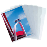 Artikelbild 1 für 100 FALKEN Sichthüllen DIN A4 transparent genarbt 0,09 mm, Artikelnummer 249680