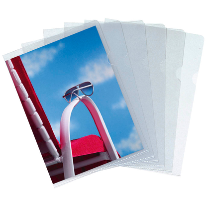 Artikelbild 7 für 100 FALKEN Sichthüllen DIN A4 transparent genarbt 0,09 mm, Artikelnummer 249680