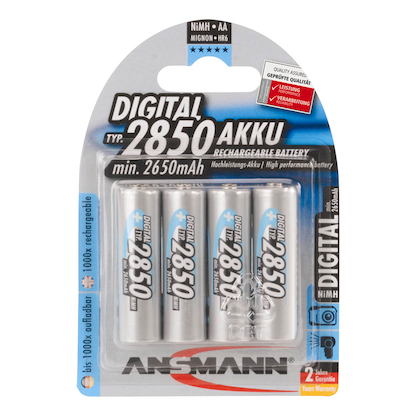 Artikelbild 18 für 4 ANSMANN Akkus Mignon AA 2.650 mAh, Artikelnummer 964189