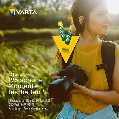 Artikelbild 4 für 4 VARTA Akkus RECHARGE ACCU Power Micro AAA 1.000 mAh, Artikelnummer 583157