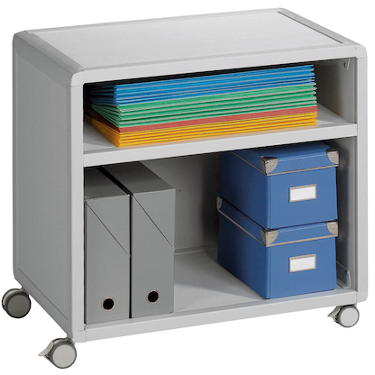 Artikelbild 6 für PAPERFLOW Mobil Bürowagen grau 3 Ebenen 65,1 x 33,0 x 64,5 cm, Artikelnummer 615716