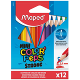 Artikelbild 1 für maped COLOR'PEPS STRONG Buntstifte farbsortiert, 12 St., Artikelnummer 303307