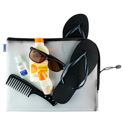 Artikelbild 3 für HERMA Reißverschlussbeutel transparent/schwarz, 1 St., Artikelnummer 650509