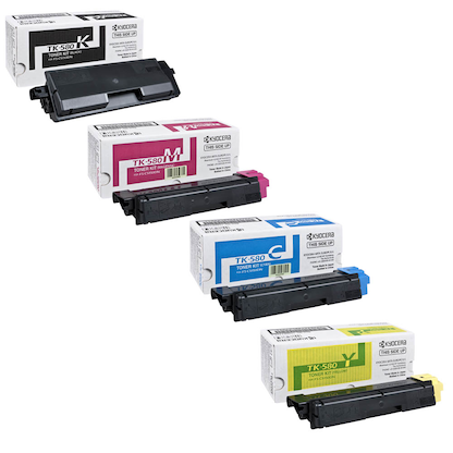 Artikelbild 20 für KYOCERA TK-580BK/C/M/Y schwarz, cyan, magenta, gelb Toner, 4er-Set, Artikelnummer 266031