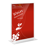 Artikelbild 1 für SIGEL gerade Tischaufsteller DIN A4, Artikelnummer 113550