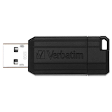 Artikelbild 1 für verbatim USB-Stick PinStripe schwarz 32 GB, Artikelnummer 424655