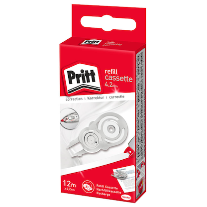 Artikelbild 2 für Pritt Nachfüllkassette für Korrekturroller refill flex 4,2 mm, Artikelnummer 293656