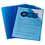 Artikelbild 1 für 100 LEITZ Sichthüllen 4000 DIN A4 blau genarbt 0,13 mm, Artikelnummer 944496