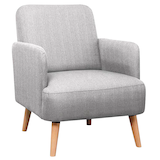 Artikelbild 1 für meet powered by PAPERFLOW Besuchersessel Brooks FTBRO.23.02 grau Stoff, Artikelnummer 547253