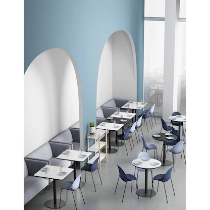 Artikelbild 4 für meet powered by PAPERFLOW MEZZO Stehtisch weiß 60,0 x 60,0 x 110,0 cm, Artikelnummer 300562