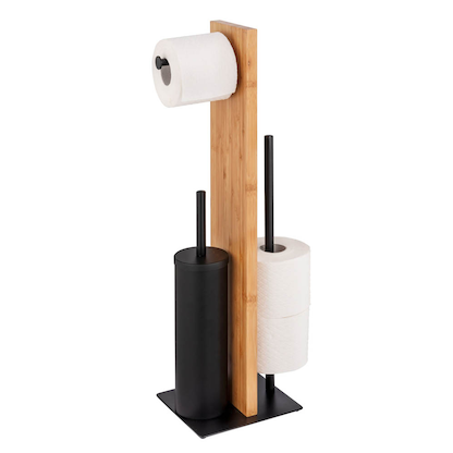 Artikelbild 4 für WENKO WC-Garnitur Rivalta taupe Metall, Artikelnummer 815942