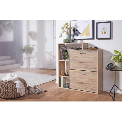 Artikelbild 5 für WOHNLING Schuhschrank, WL1.793 sonoma-eiche 4 Fachböden 85,0 x 24,0 x 93,0 cm, Artikelnummer 905634