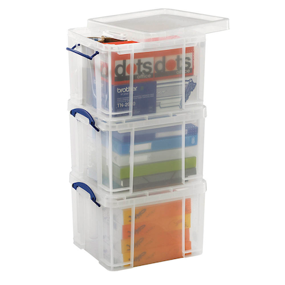 Artikelbild 3 für 2 + 1 GRATIS: 2 Really Useful Box Aufbewahrungsboxen 2x 35,0 l transparent 48,0 x 39,0 x 31,0 cm + GRATIS 1 St., Artikelnummer 475798