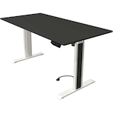 Artikelbild 1 für Kerkmann Move 1 advance elektrisch höhenverstellbarer Schreibtisch anthrazit rechteckig, T-Fuß-Gestell weiß 160,0 x 80,0 cm, Artikelnummer 265896