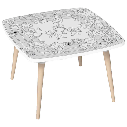 Artikelbild 4 für PAPERFLOW Kids Sport Maltische weiß 60,0 x 60,0 x 40,0 cm, Artikelnummer 216418