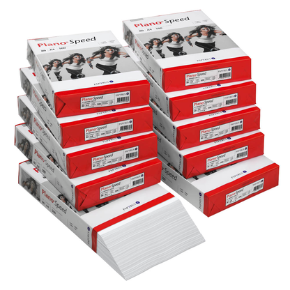 Artikelbild für AKTION: Plano® Kopierpapier Speed DIN A4 80 g/qm 10x 500 Blatt, Artikelnummer 423741