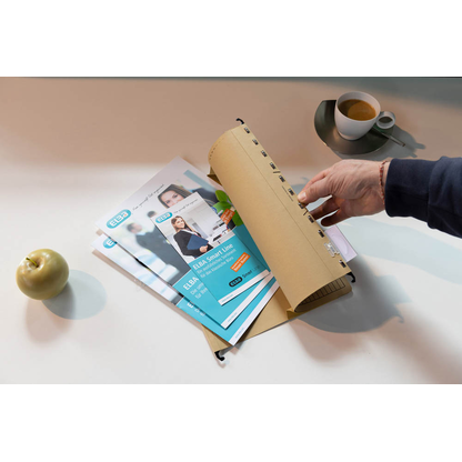 Artikelbild 2 für 25 ELBA Taschenhefter vertic ULTIMATE Karton naturbraun 1 x kaufmännische Heftung, Artikelnummer 393942