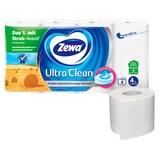 Artikelbild 1 für Zewa Toilettenpapier Ultra Clean 4-lagig, 8 Rollen, Artikelnummer 966130