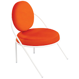 Artikelbild 1 für meet powered by PAPERFLOW Sessel SATURNE rost weiß Stoff, 1 St., Artikelnummer 231827
