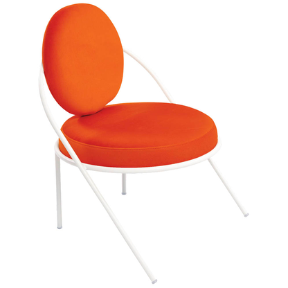 Artikelbild 7 für meet powered by PAPERFLOW Sessel SATURNE rost weiß Stoff, 1 St., Artikelnummer 231827