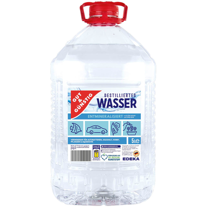Artikelbild 2 für GUT&GÜNSTIG Destilliertes Wasser 3x 5 l, Artikelnummer 854740