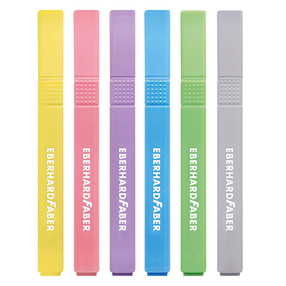 Artikelbild 3 für EBERHARD FABER Slim pastell Textmarker farbsortiert, 6 St., Artikelnummer 274410