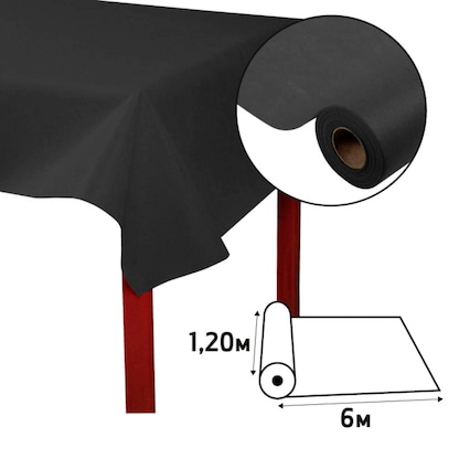 Artikelbild 3 für 5 PROnappe Tischdecke schwarz 1,2 x 6,0 m, Artikelnummer 365126