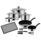 Artikelbild 1 für WMF Kochgeschirr-Set Diadem Plus silber 10-tlg., Artikelnummer 689329