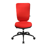 Artikelbild 1 für Topstar Bürostuhl Soft Pro 100, NN400 T31 Stoff rot, Gestell schwarz, Artikelnummer 263424