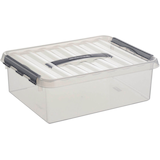 Artikelbild 1 für sunware Q-line Aufbewahrungsbox 10,0 l transparent 40,0 x 30,0 x 12,0 cm, Artikelnummer 145692