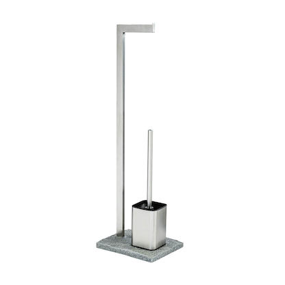 Artikelbild 5 für WENKO WC-Garnitur Granit grau Stein, Artikelnummer 529567