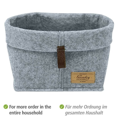 Artikelbild 3 für WENKO Feli Aufbewahrungskörbe-Set grau, Artikelnummer 806394