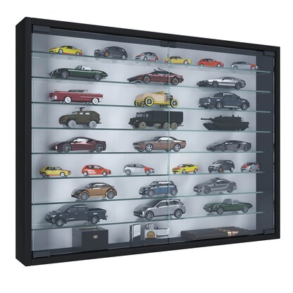 Artikelbild 17 für VCM my home Mandosa XXL Hängevitrine schwarz 8 Fachböden, Artikelnummer 911927