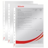 Artikelbild 1 für 100 Esselte Prospekthüllen Standard DIN A4 transparent glasklar 0,05 mm, Artikelnummer 431738