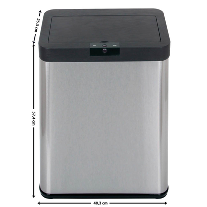 Artikelbild 2 für Echtwerk Sensor Mülleimer 48,0 l edelstahl, schwarz, Artikelnummer 639064