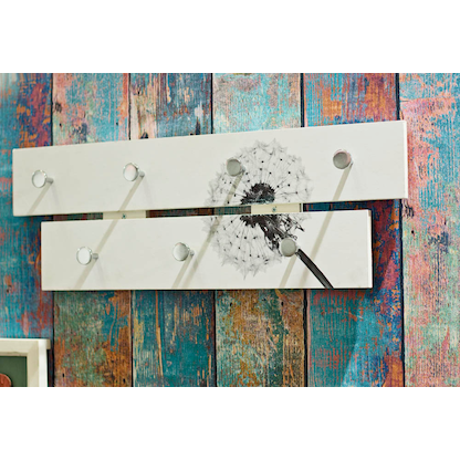 Artikelbild 2 für HAKU Möbel Wandgarderobe 13133 Motiv Holz 7 Haken 60,0 x 21,0 cm, Artikelnummer 550651