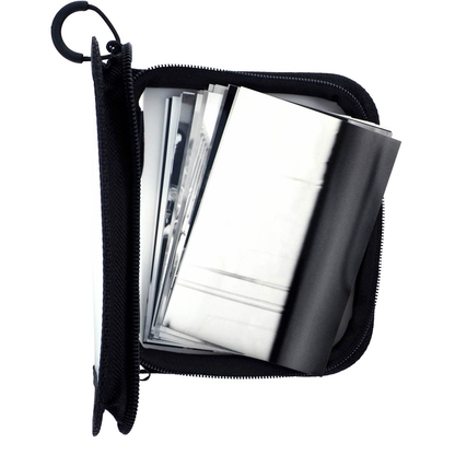 Artikelbild 3 für FolderSys Reißverschlussbeutel Mini transparent/schwarz 0,5 mm, 1 St., Artikelnummer 592564