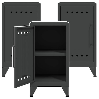 Artikelbild 18 für AKTION: 3 BISLEY Stahlschränke Fern Mini FERMINLH634P3 anthrazitgrau 38,0 x 40,0 x 72,5 cm, aufgebaut, Artikelnummer 145106