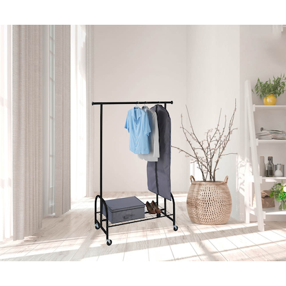 Artikelbild 2 für WENKO Teleskop-Garderobe Profi 50696100 schwarz Metall 121,0 x 185,0 cm, Artikelnummer 816864