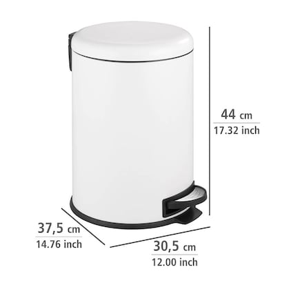 Artikelbild 2 für WENKO Leman Mülleimer 20,0 l weiß, Artikelnummer 805397