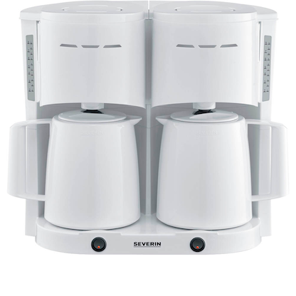 Artikelbild 3 für SEVERIN KA 9314 Doppel-Kaffeemaschine weiß, 2x 8 Tassen, Artikelnummer 913802