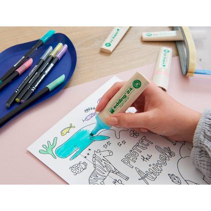 Artikelbild 8 für edding Highlighter 24 EcoLine pastell Textmarker gelb, 1 St., Artikelnummer 131017