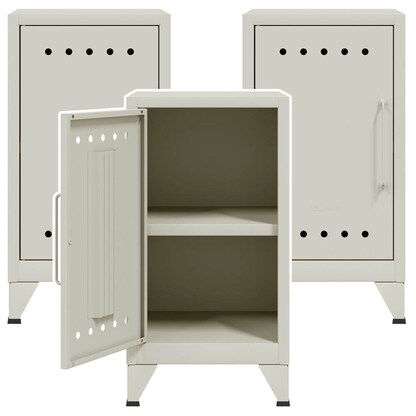 Artikelbild für AKTION: 3 BISLEY Stahlschränke Fern Mini FERMINRH696P3 verkehrsweiß 38,0 x 40,0 x 72,5 cm, aufgebaut, Artikelnummer 145138